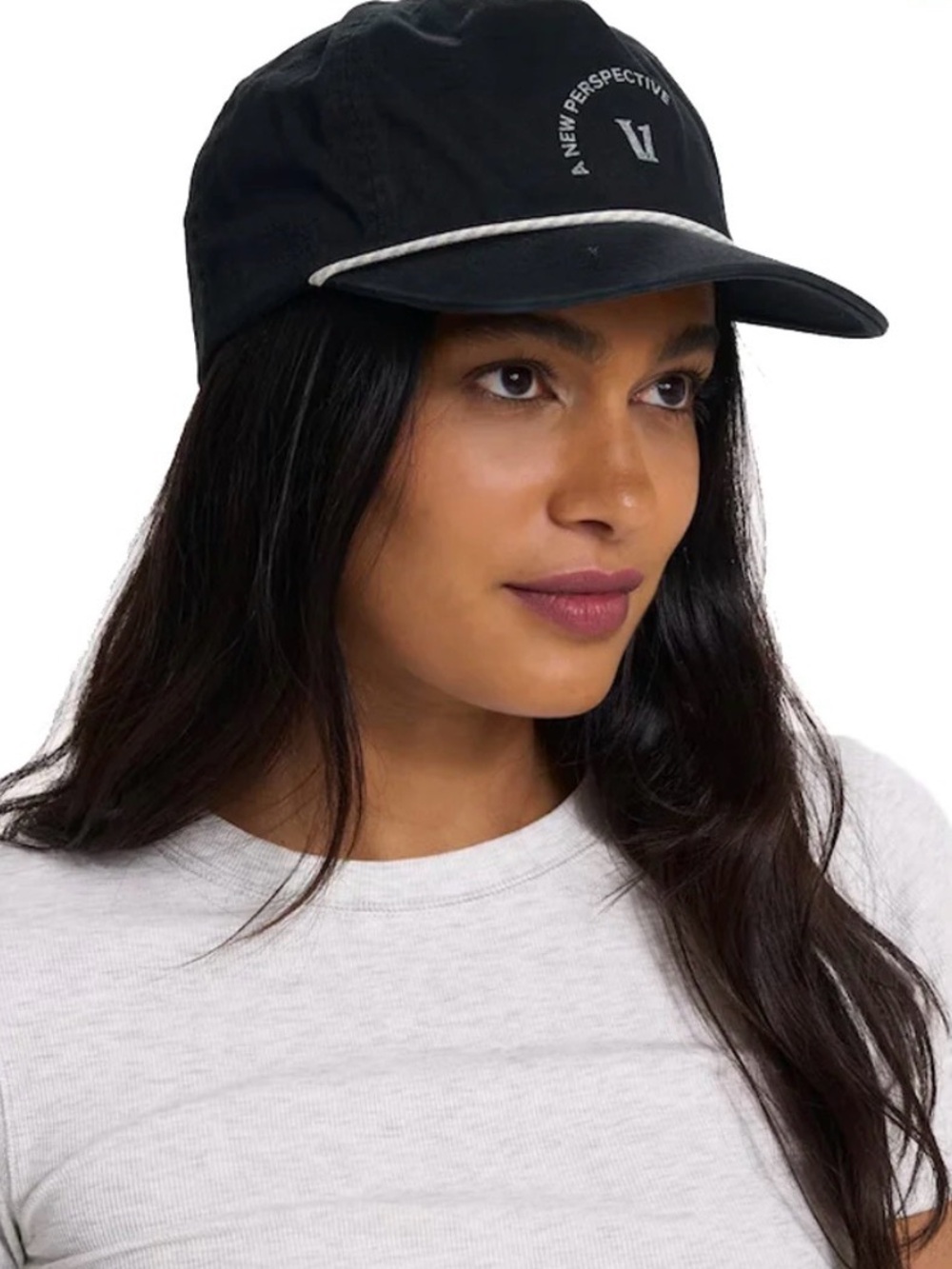 Vuori Perspectives Hat in washed black, unisex